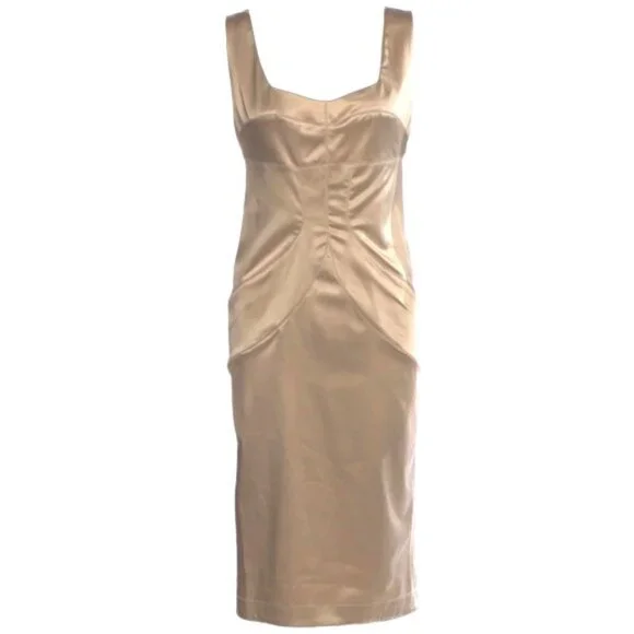 knee length dresses for ladies Metallic Sequin Lace Midi Dress